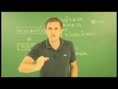 Thumbnail da aula: Qual é a diferença entre Assunto e Tema - Redação | Descomplica