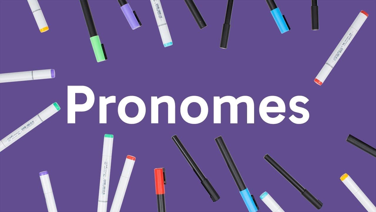 Thumbnail: PRONOMES: FUNÇÕES, TIPOS E USOS | QUER QUE DESENHE? | DESCOMPLICA