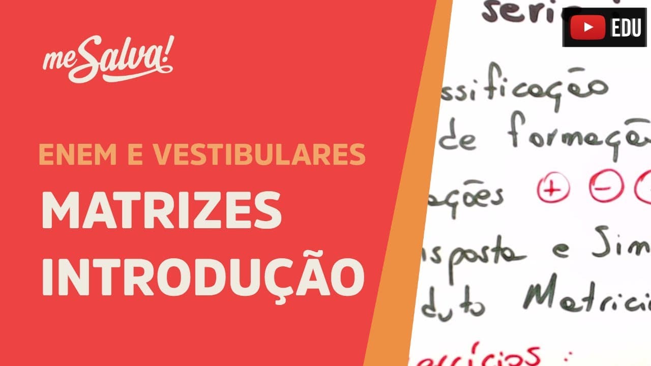 Thumbnail: Matrizes | ENEM e Vestibulares | Me Salva!