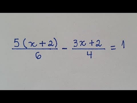 Thumbnail da aula: ❎ Equação do 1º Grau com Fração - Professora Angela Matemática