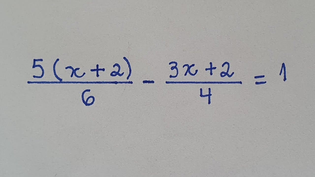Thumbnail: ❎ Equação do 1º Grau com Fração - Professora Angela Matemática