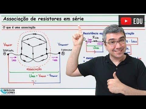 Thumbnail da aula: Associação de resistores em série | Tudo sobre o assunto!