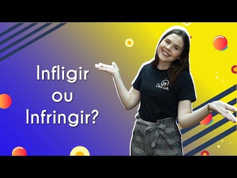 Thumbnail da aula: Infligir ou infringir? - Brasil Escola