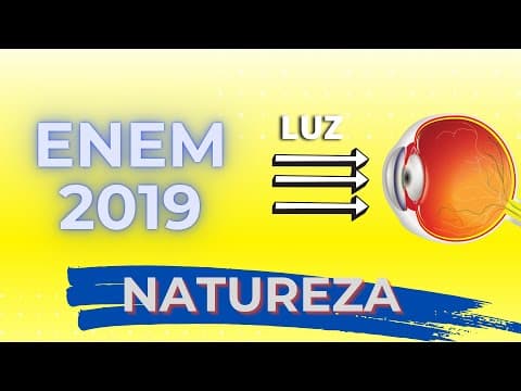 Thumbnail da aula: ENEM 2019 - A maioria das pessoas fica com a visão embaçada ao abrir os olhos