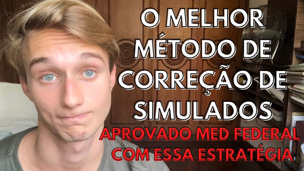 Thumbnail: O MELHOR MÉTODO para CORRIGIR SIMULADOS