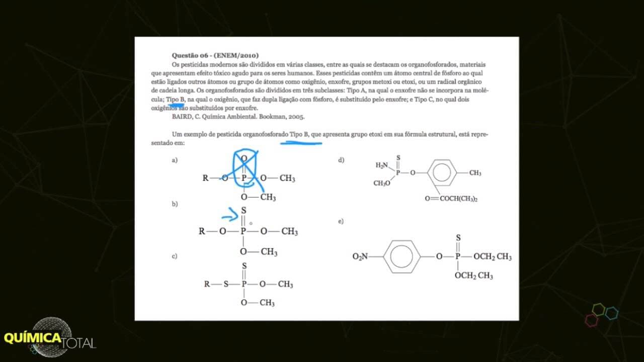 Thumbnail: Lista 4: Tema Solo - Questão 06 [Habilidades e Química]
