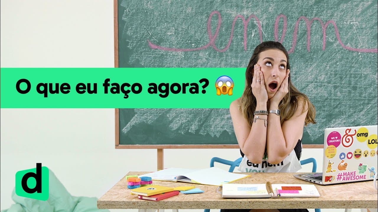 Thumbnail: FALTAM DUAS SEMANAS PARA O ENEM E TÁ TUDO BEM | PLANTÃO DESCOMPLICA