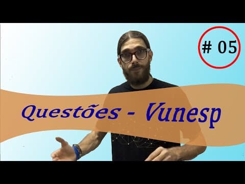 Thumbnail da aula: Matemática - Vunesp #5| Resolvendo FAMEMA e propondo UNESP | Prof. Rafa Jesus