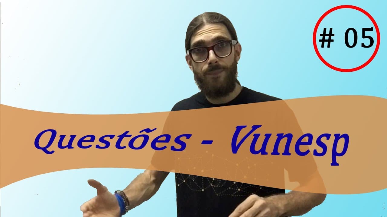 Thumbnail: Matemática - Vunesp #5| Resolvendo FAMEMA e propondo UNESP | Prof. Rafa Jesus