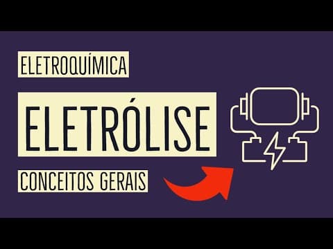 Thumbnail da aula: Eletrólise | Conceitos Gerais | Eletroquímica
