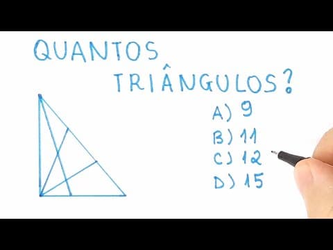 Thumbnail da aula: 🔥 HELP MATEMÁTICA BÁSICA - Desafios - Quantos Triângulos? #52 🔥