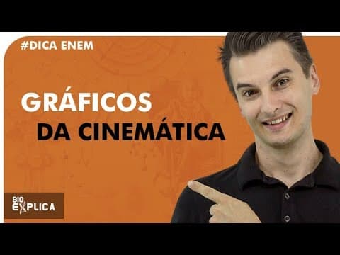 Thumbnail da aula: GRÁFICOS DO MOVIMENTO UNIFORME - CINEMÁTICA - DICA ENEM - Prof. Rafa I Bioexplica