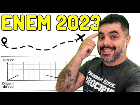 Thumbnail da aula: 🔥 ENEM 2023 MATEMÁTICA 138: Um controlador de voo dispõe de um instrumento que descreve ESCALA