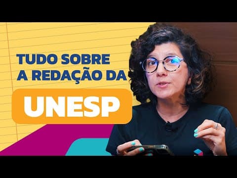 Thumbnail da aula: Como escrever a redação perfeita para a Unesp? | Como fazer uma boa redação