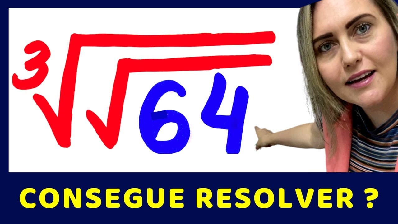 Thumbnail: 😱RAIZ DE UMA RAIZ? CONSEGUE RESOLVER??