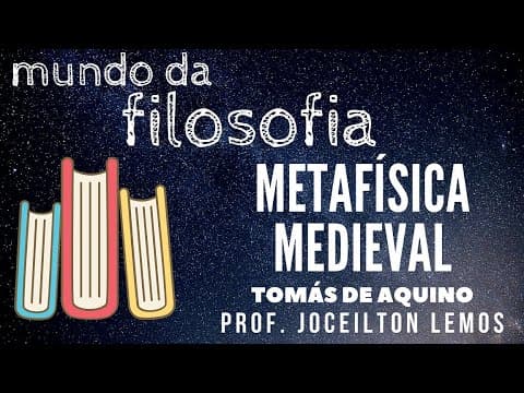 Thumbnail da aula: Metafísica Medieval  - Tomás de Aquino