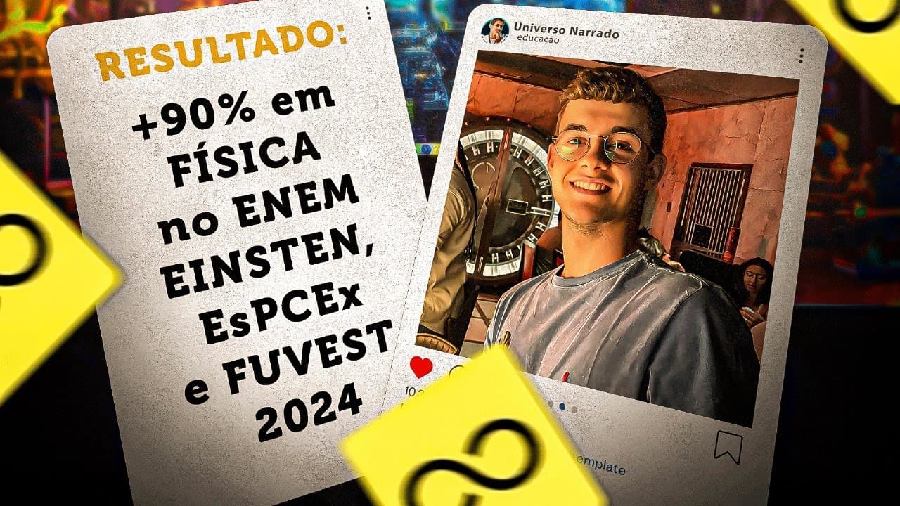 Thumbnail: Como a construção do raciocínio matemático foi minha carta na manga nos Vestibulares