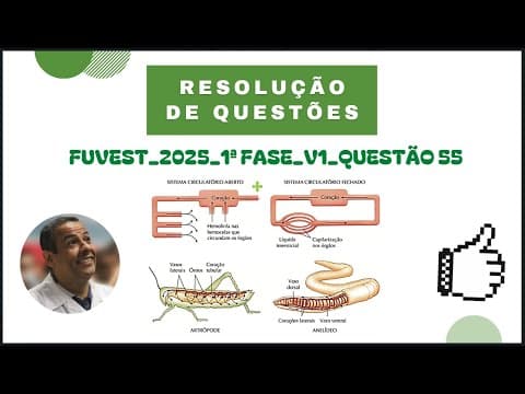 Thumbnail da aula: FUVEST 2025 - 1ª FASE - PROVA V1 - QUESTÃO 55