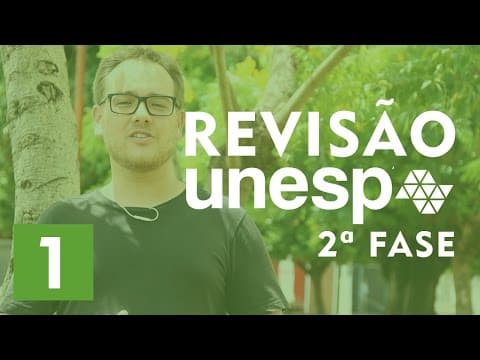 Thumbnail da aula: Ep. 1 da Revisão UNESP 2ª Fase - Santa Biologia