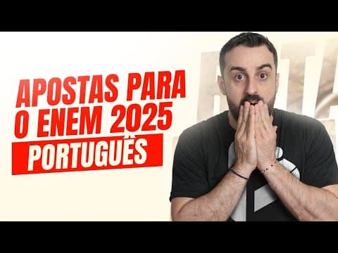 Thumbnail da aula: Assuntos de Português que devem cair no ENEM 2025 | Proenem