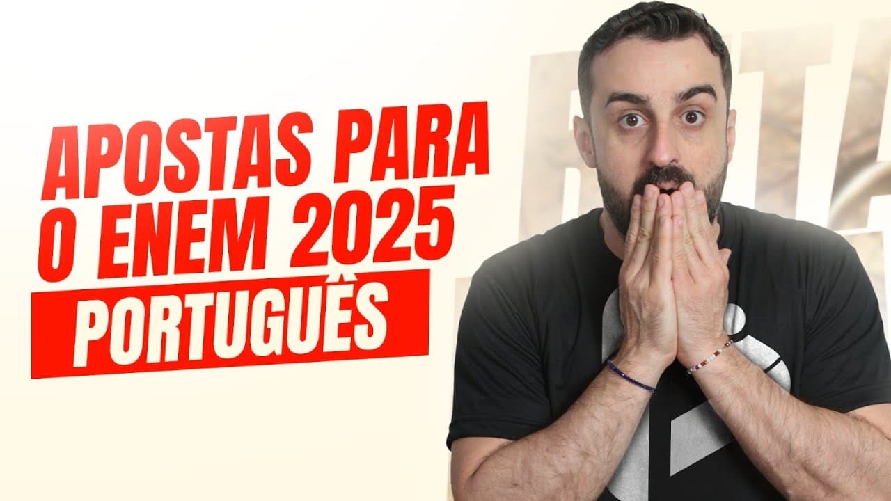 Thumbnail: Assuntos de Português que devem cair no ENEM 2025 | Proenem