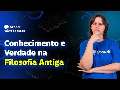 Thumbnail da aula: PLATÃO: Conhecimento e Verdade para #Enem e #Vestibulares