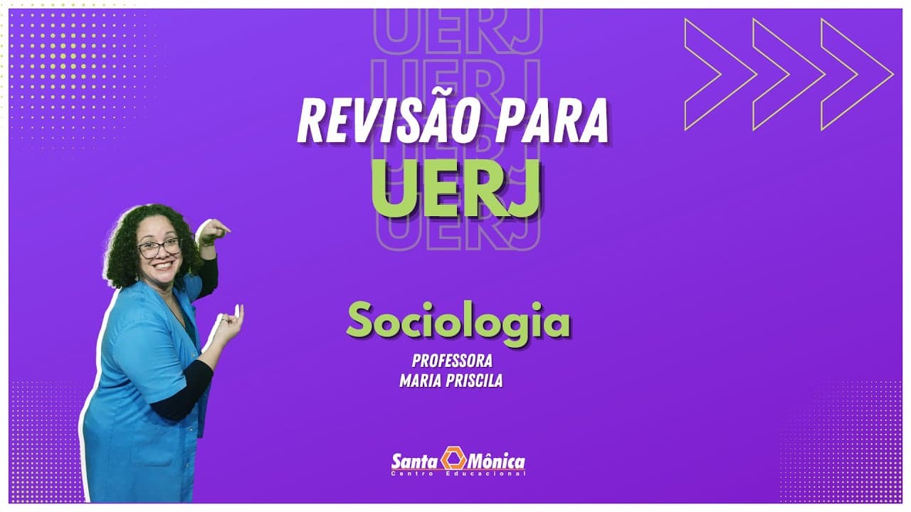 Thumbnail: REVISÃO PARA UERJ - SOCIOLOGIA