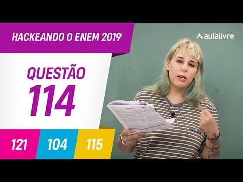Thumbnail da aula: Enem 2019 | Química: Química ambiental | Questão 114 (cinza)
