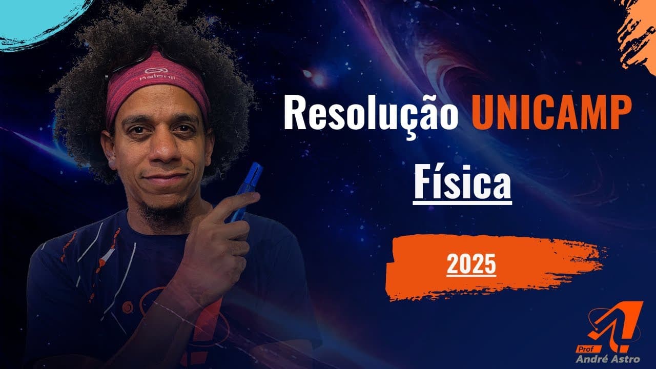 Thumbnail: Resolução Física Unicamp 2025