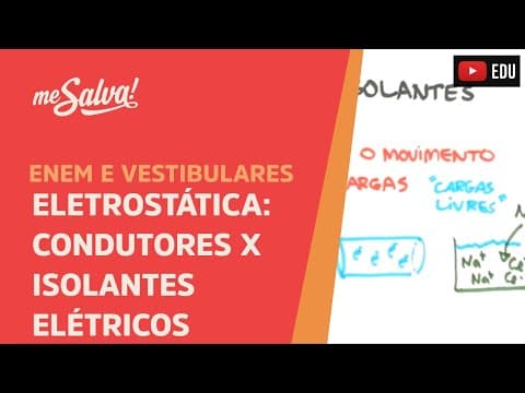 Thumbnail da aula: Me Salva! ELT04 - Eletrostática - Condutores x Isolantes Elétricos