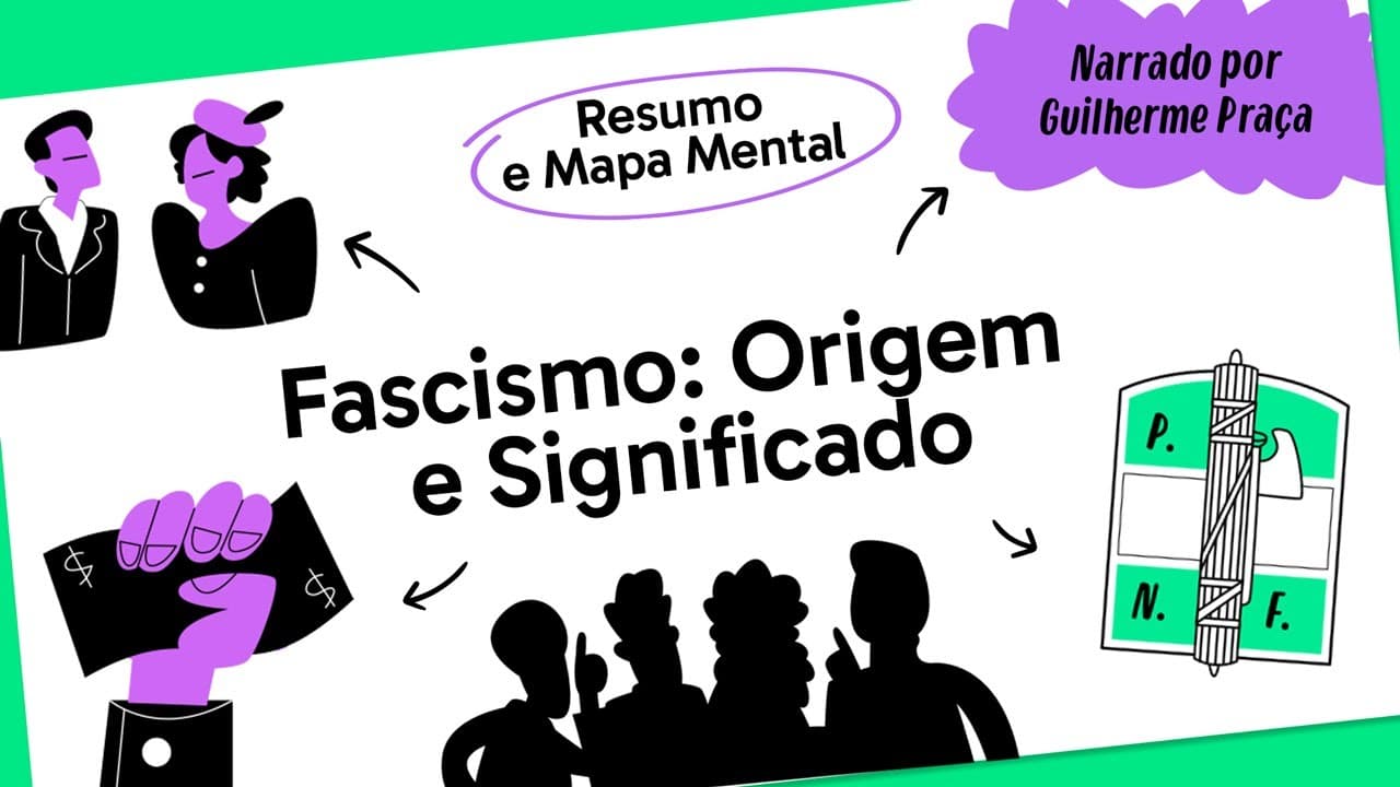 Thumbnail: O QUE É FASCISMO?! | TE EXPLICAMOS TUDO! | QUER QUE DESENHE