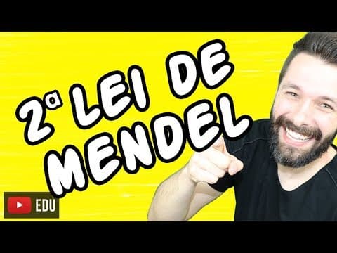 Thumbnail da aula: 2 LEI DE MENDEL - GENÉTICA - Aula | Biologia com Samuel Cunha