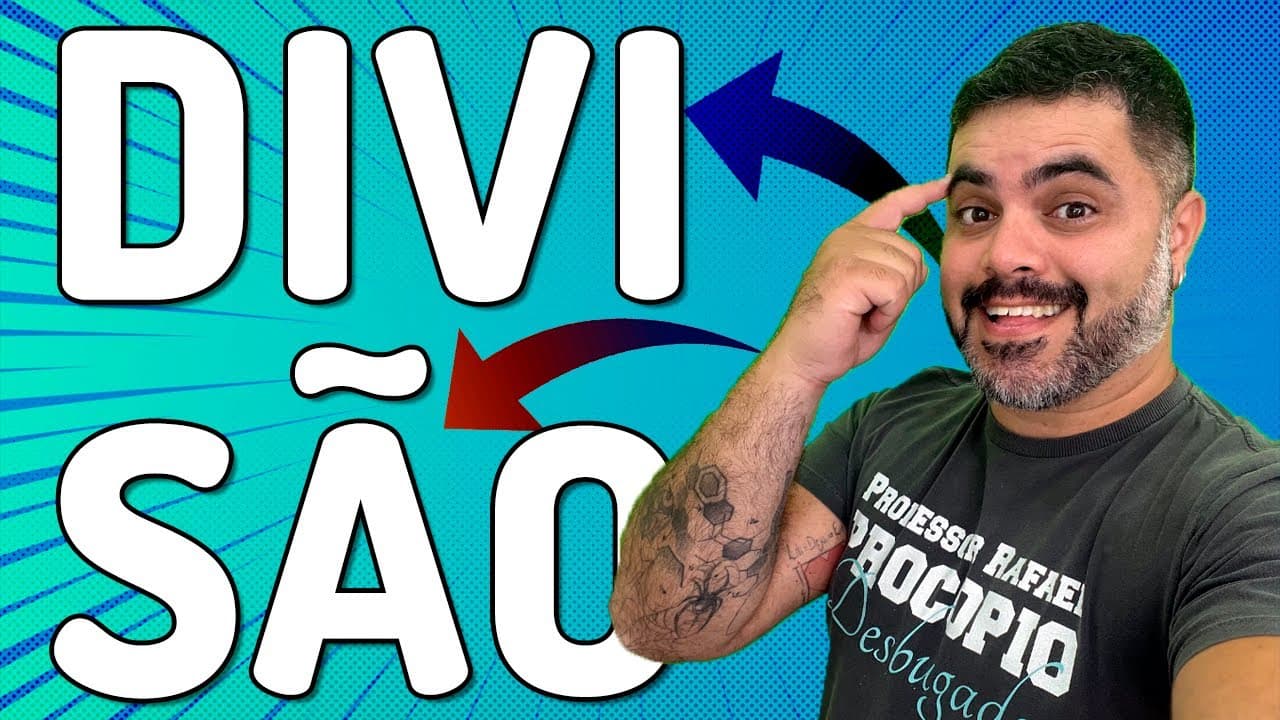 Thumbnail: 🟦 DIVISÃO, ALGORITMO DA DIVISÃO, DIVISÃO COM NÚMEROS DECIMAIS | Matemática Básica do Zero | Aula 3