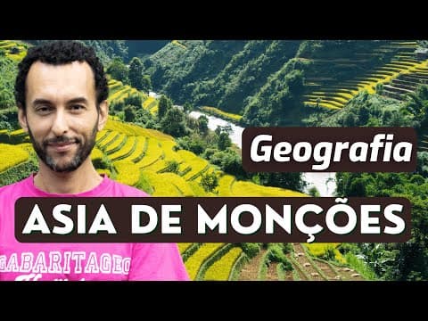 Thumbnail da aula: Ásia Meridional | Monções | Geografia | Continente Asiático |