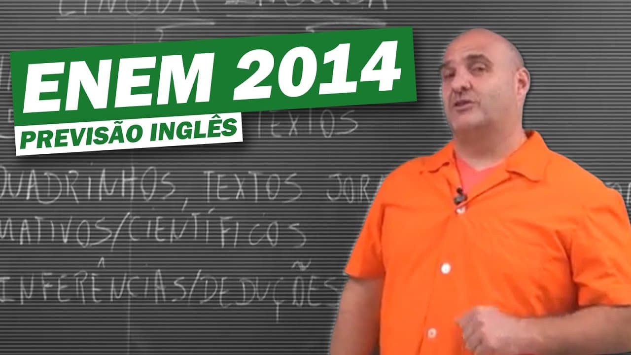 Thumbnail: ENEM 2014 - PREVISÃO INGLÊS