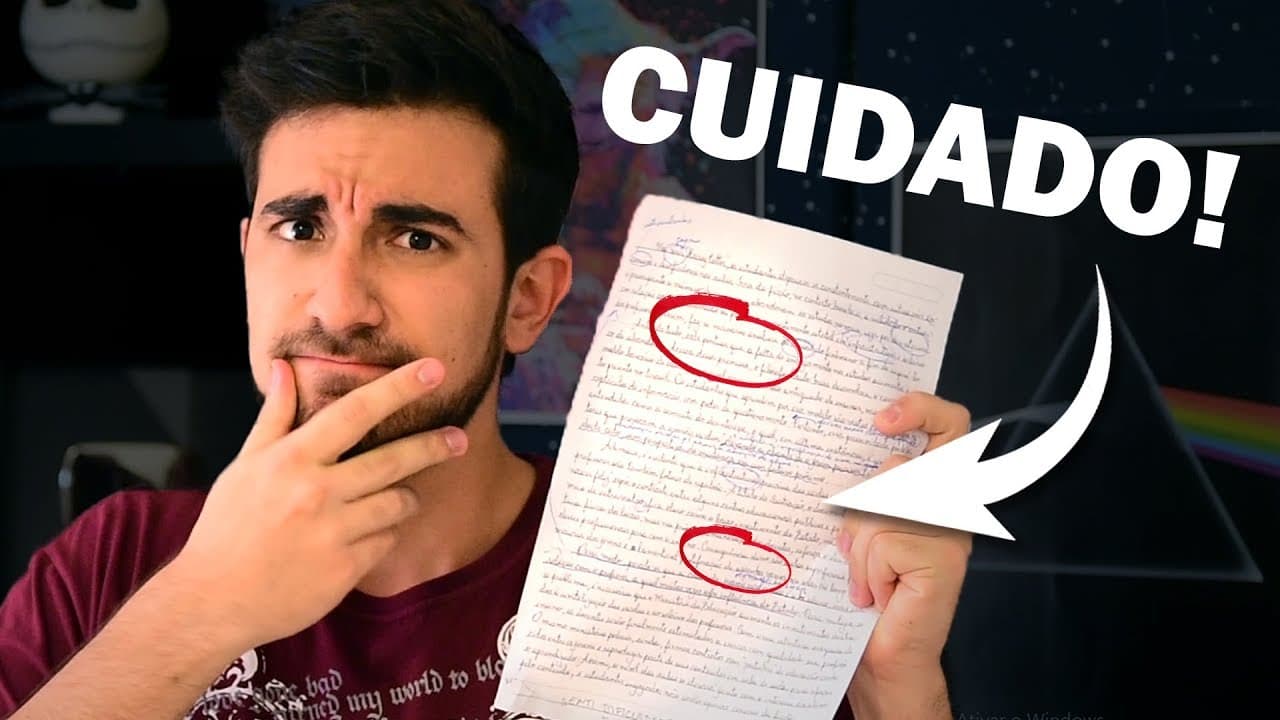 Thumbnail: Detalhes que podem baixar sua nota na REDAÇÃO DO ENEM 2018 | Umberto Mannarino