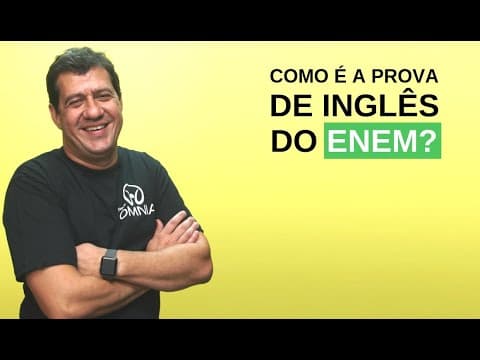 Thumbnail da aula: Como é a prova de Inglês do Enem? - Brasil Escola