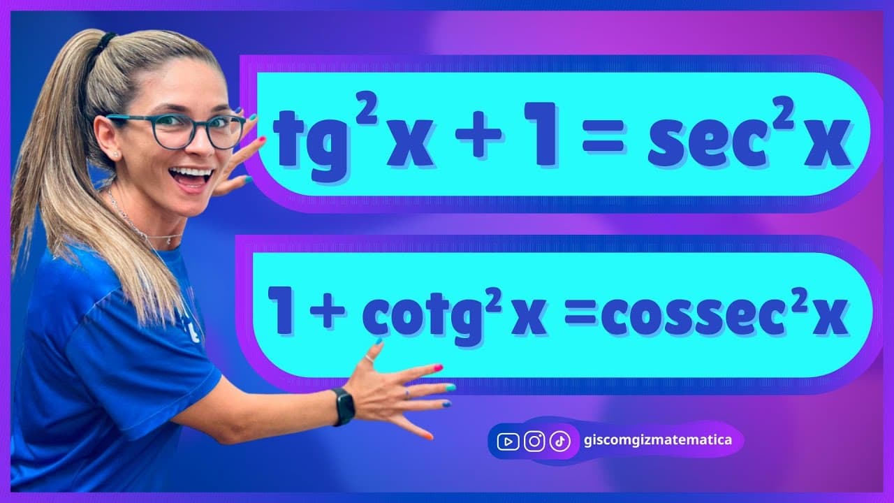 Thumbnail: RELAÇÕES TRIGONOMÉTRICAS DERIVADAS DA RELAÇÃO FUNDAMENTAL