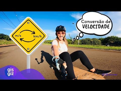 Thumbnail da aula: VELOCIDADE MÉDIA | COMO CALCULAR NA PRÁTICA  - km/h para m/s Prof. Gis/
