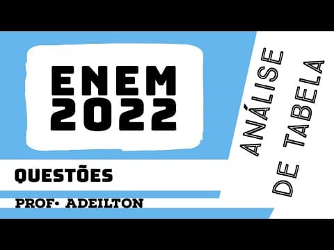 Thumbnail da aula: ENEM 2022  Nos cinco jogos finais da última temporada, com uma média de 18 pontos por jogo #enem