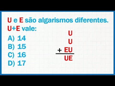 Thumbnail da aula: Descubra os algarismos secretos