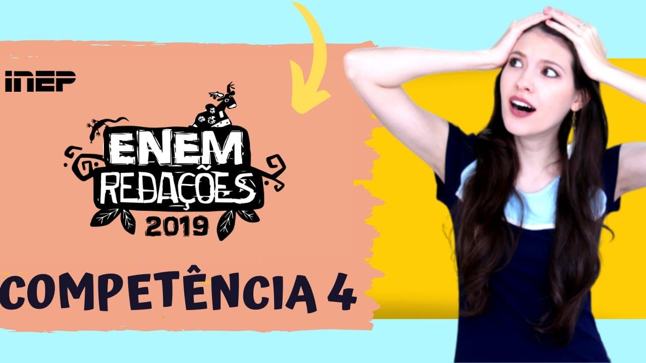 Thumbnail: Como tirar 1000 na redação do ENEM - Competência 4 - Coesão - Manual dos corretores INEP