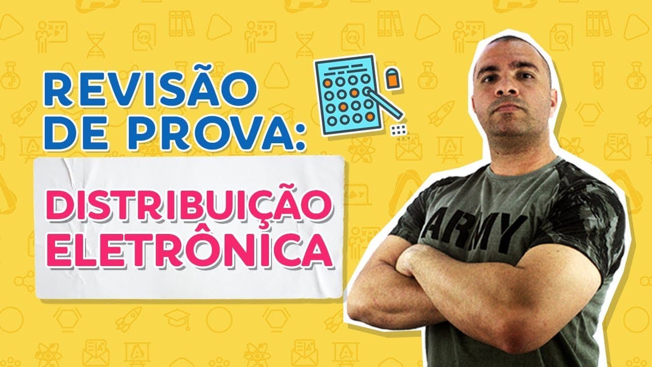 Thumbnail: DISTRIBUIÇÃO ELETRÔNICA - Química | Professor Marcelão da Química