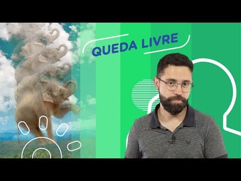Thumbnail da aula: Queda livre | Elefante e tatu pularam juntos: quem caiu primeiro?