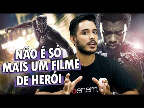 Thumbnail da aula: PANTERA NEGRA: GLOBALIZAÇÃO, XENOFOBIA, PROTECIONISMO E MAIS! (SEM SPOILERS) - Prof. Leandro Almeida