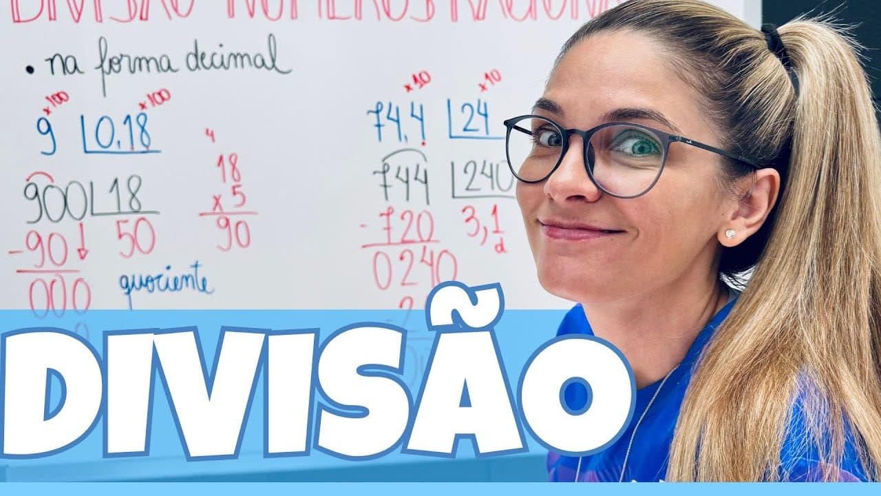 Thumbnail: DIVISÃO DE DECIMAL E FRAÇÃO | NÚMEROS RACIONAIS