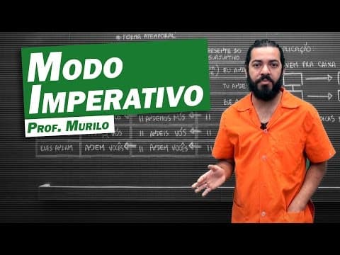 Thumbnail da aula: Gramática - Modo Imperativo dos Verbos