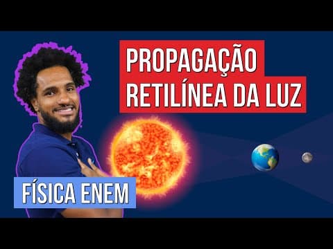 Thumbnail da aula: PROPAGAÇÃO RETILÍNEA DA LUZ: Princípios e Características | Resumo de Física para o Enem