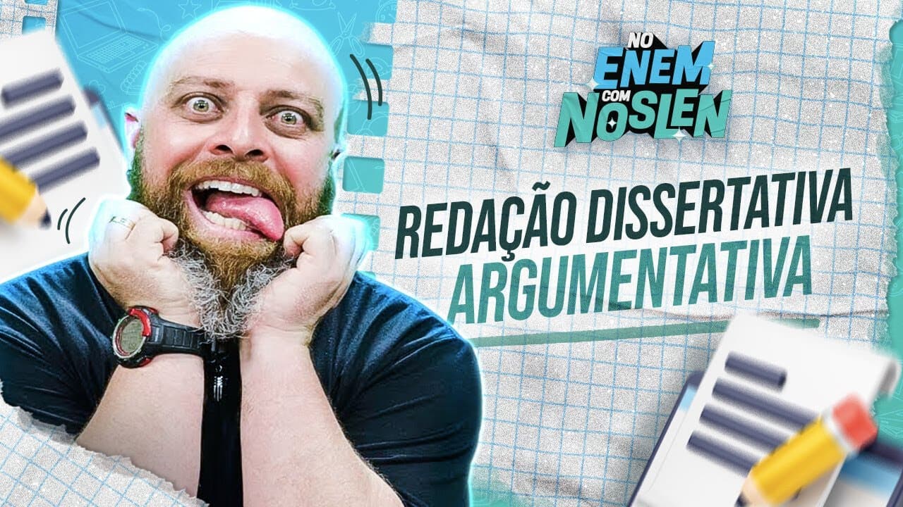 Thumbnail: Entenda a ESTRUTURA da REDAÇÃO do ENEM #NoENEMComNoslen | Professor Noslen