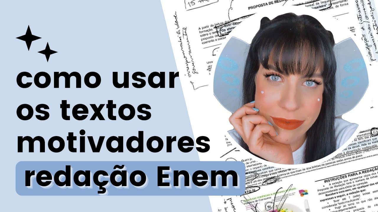 Thumbnail: Como usar os textos motivadores da redação do Enem